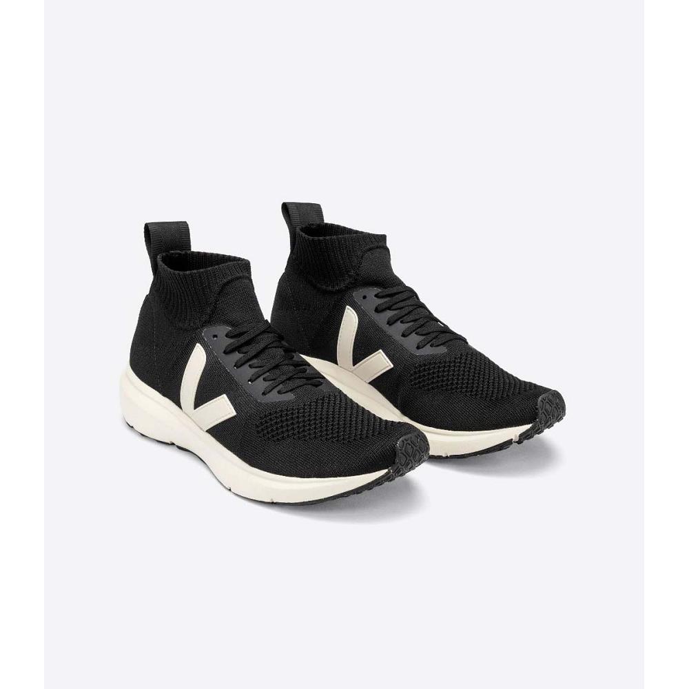 Adidasi Alergare Barbati Veja V-KNIT VEJA X RICK OWENS MID Negrii | RO 153HAP